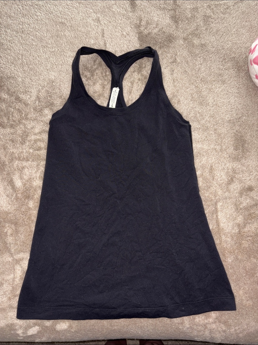Lululemon Black Racerback Tank Top